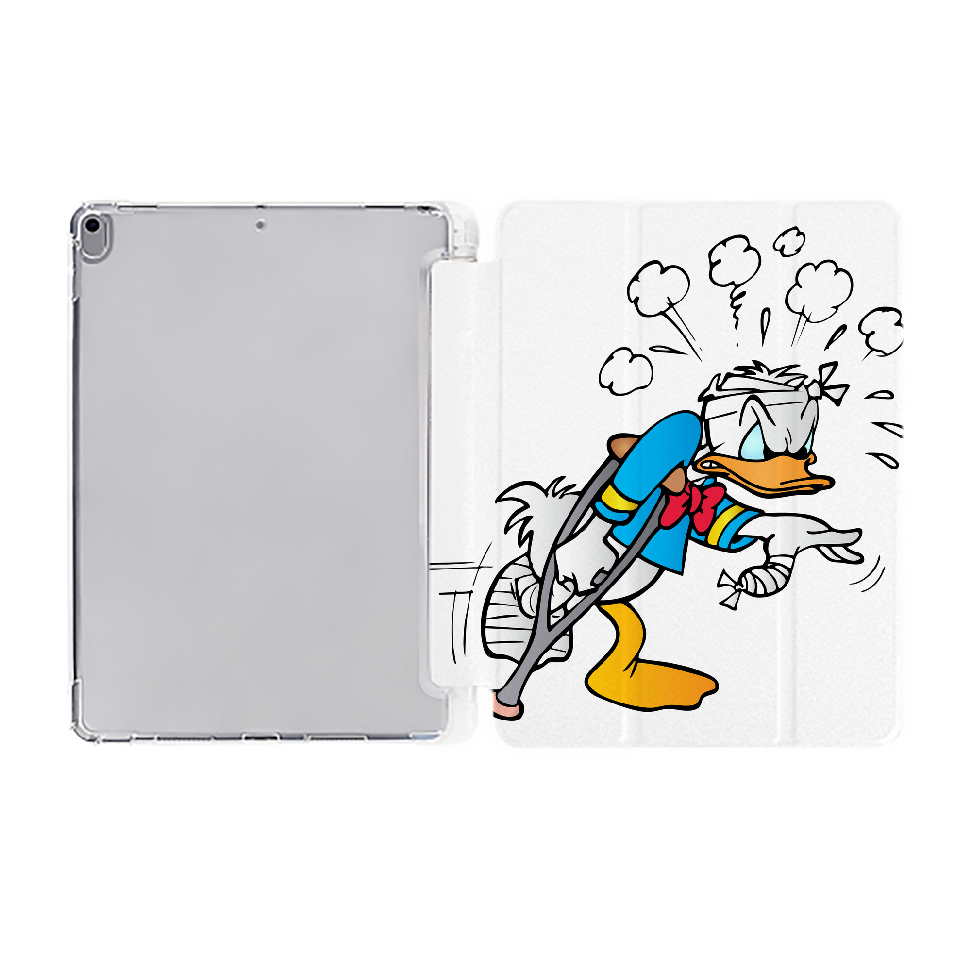 （画像用） ミッキーマウス Mickey Mouse IPad ケース ペン収納付き 三つ折りスタンド PUレザー×シリコン 対応機種9.5/10.5/10.9インチ